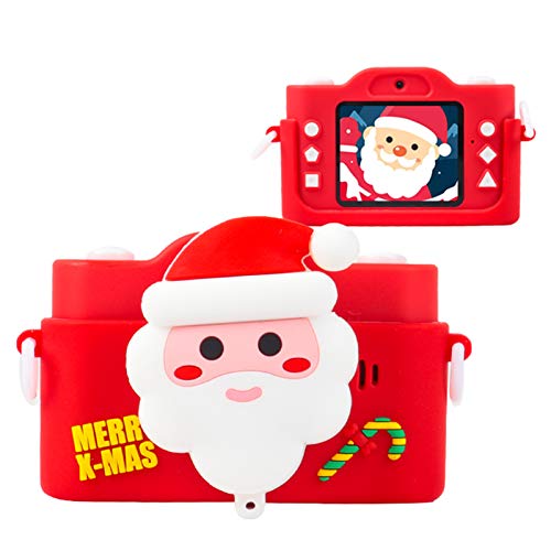 Huijian Kids Selfie Camera, Christmas Birthday Gifts For Boys & Girls, Children Digital Cameras 1080P 2 Inch Toddler, Portable Mini Camera With 32Gb Sd Card (Red) #TOP2