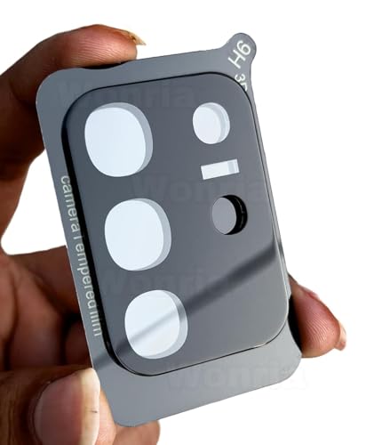 Image of Pack 1- Back Camera Glass Protector for Vivo Y31 Pro 5G [3D Premium] Camera Lens Protector (Black)