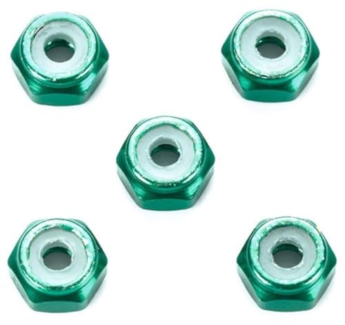 タミヤ ミニ四駆特別企画 2mm アルミロックナット グリーン 5個 95424