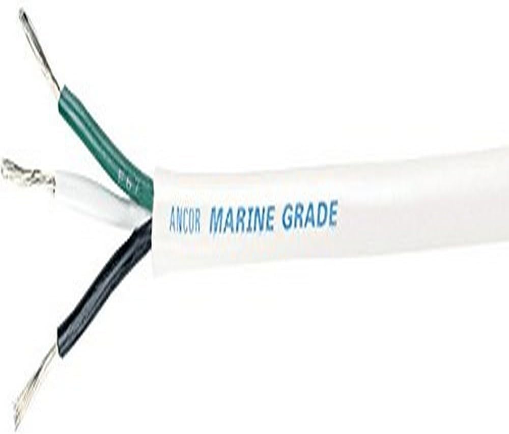 Ancor 133710 Triplex Cable, 16/3 AWG (3 x 1mm2), Round - 100ft