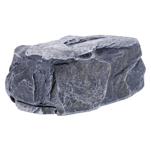 Hemobllo Cajas De Llaves Ocultas De Resina para Decoración Exterior Guarda Llaves De Piedra Falsa para Patio Caja De Almacenamiento para Jardín De Repuesto para Casa