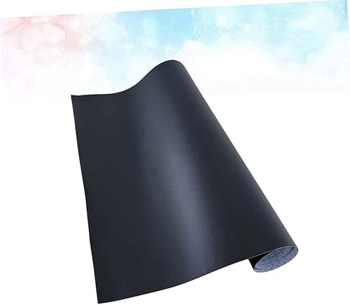 Miniatura 3 de Lurrose 2pcs Self Adhesive Chalkboard Paper Blackboard Chalkboard Wall Sticker Blackboard Sticker Black Wall Decals Wallpaper Black Chalkboard Wall