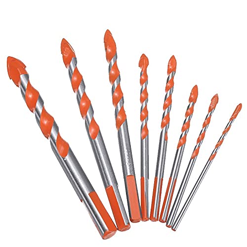 Brocas para vidrio y madera 3-12mm 8 piezas miniatura 3