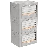 3 Pack Clothes Storage Bins...
