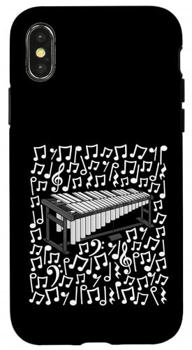 Vibraphone Notes de Musique Vibraphoniste Orchestre Coque pour iPhone X/XS