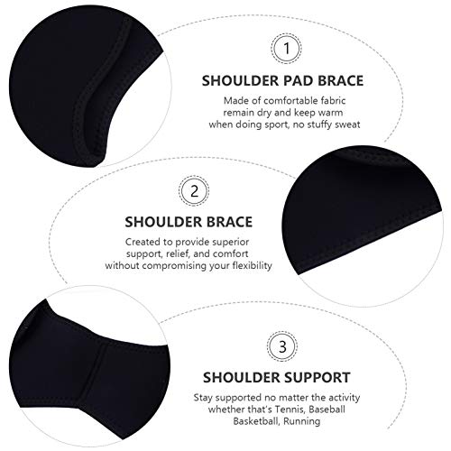Milisten Double Shoulder Support Sleeping Warm Brace Stability Compression Sleeve Wrap Soft Recovery Guard For Rotator Cuff Shoulder Chronic Inflammation Pain Relief M #TOP3