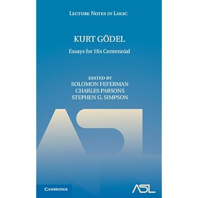 Kurt G&ouml;del: Essays for his Centennial