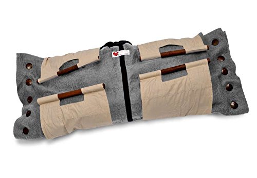 Sweet Goodbye CocoonÂ®Â - Eco-Friendly Pet Burial & Cremation Ceremony Kit (Premium Wool) - Casket for Dogs and Cats â€“ Size for Every Breed (Choose Size & Color) (XL, Grey)