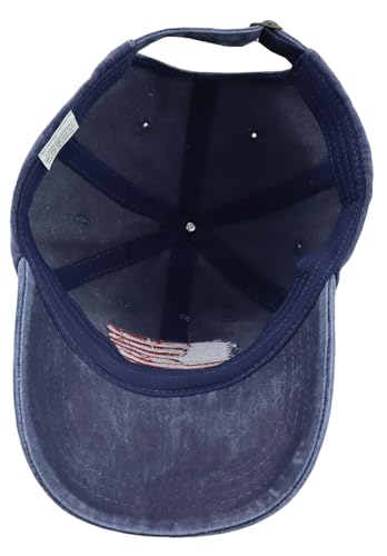 Image of American Flag Hats for Men Women, Embroidered Adjustable Cotton USA Baseball Cap