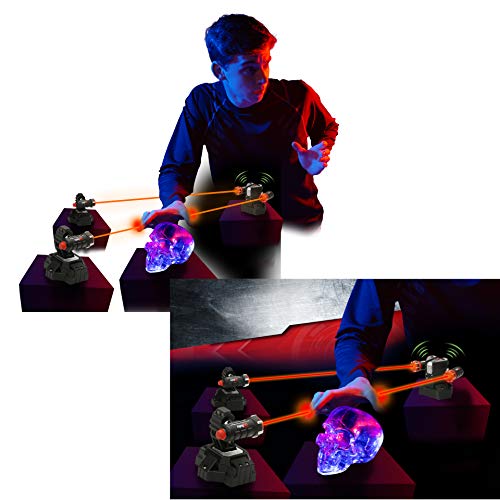 SpyX / Micro Gear Set + Lazer Trap Alarm - 4 Must-Have Spy Tools Attached to an Adjustable Belt + Invisible LED Beam Barrier & Alarm! Jr Spy Fan Favorite & Perfect for Your Spy Gear Collection!