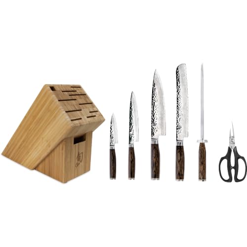 Shun Premier 7 Pc Essential Knife Block Set