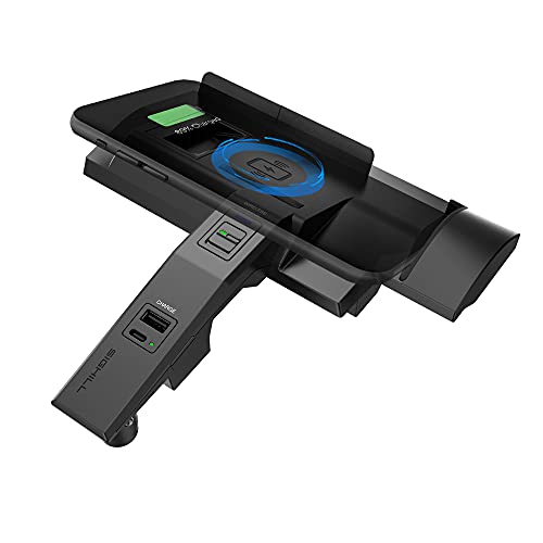 SIGHILL Wireless Car Charger BMW Accessories for (2018-2022) X3 / X4 / X3M / X4M All Models.Qi 15W MAX, 2-Port Type C with 18W PD and 12W QC3.0
