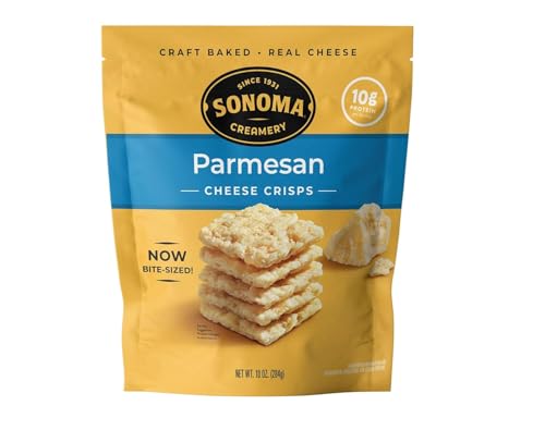 Sonoma Parmesan Crisps, 10-ounces, Gluten Free, 10g Protein
