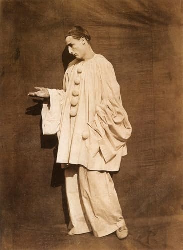Tableau mural vintage Pierrot Nadar pour mur blanc vide