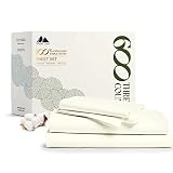 Mayfair Linen 5 Star Luxury Hotel Queen Size 100% Cotton Sheets - Egyptian Cotton Quality 600 TC She