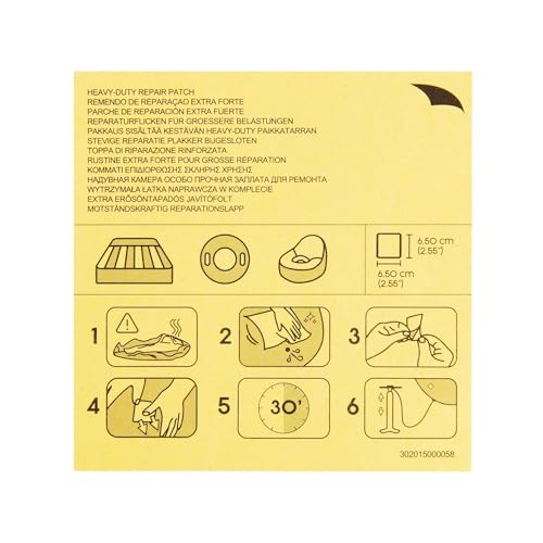 Bestway Heavy Duty Repair Patch, Swimming Pool Patch Repair Kit, Pool Puncture Repair Patch, 10 Patches