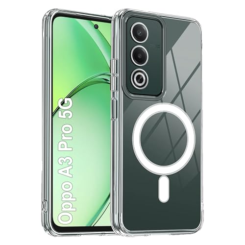 Image of amazon basics Back Case Cover for Oppo A3 Pro 5G | Scratch-Resistant Back Case Cover | Clear