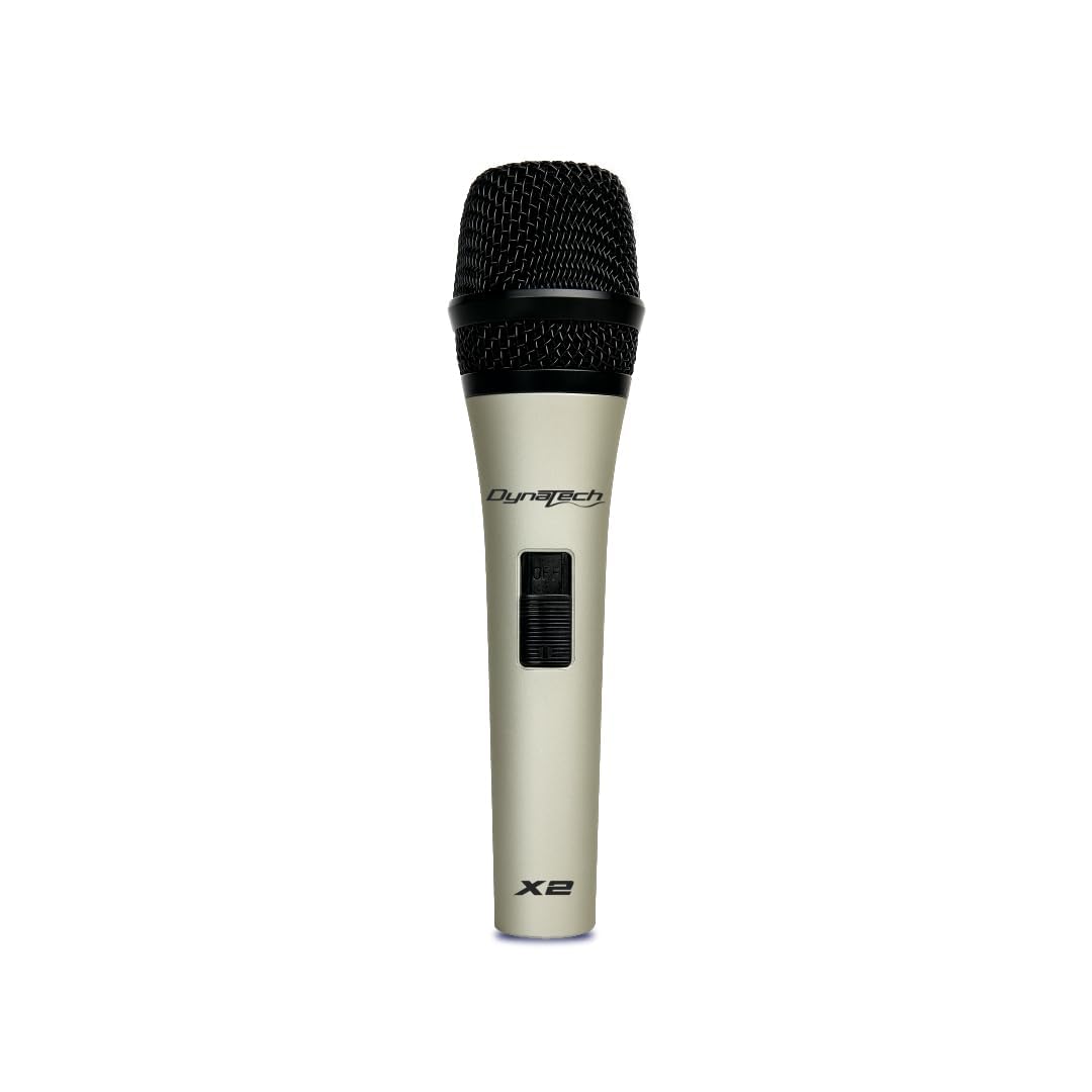 X2 High Performance Vocal Microphone with Cable and Clip | Model X2, On/Off Switch, Vocal Microphone, Wired Connectivity, Black Mesh Grille-image-30