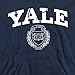 Yale University Official Yale Seal Unisex Adult Pull-Over Hoodie,Navy, Medium