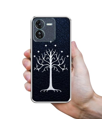 Image of Magic Tree Pattern Design Printed Silicon Soft TPU Back Case Cover for iQOO Z9 5G