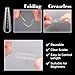 Nail Dual Forms for Poly Gel, 288PCS French Nail Forms, 8 Shapes, 12 Sizes Clear Poly Gel Nail Molds for DIY Nails Extension Kit for Salon-Quality Manicures at Home