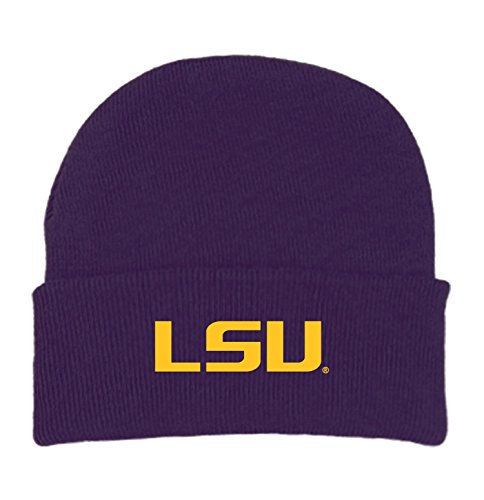 Two Feet Ahead unisex child Infant Knit Cap, Purple, Newborn US