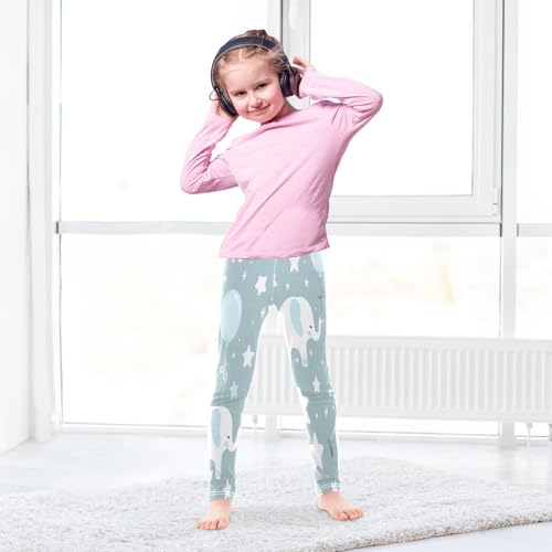 Toddler Girls Leggings Printed Yoga Pants Leggings Balloon Elephant for Kids4