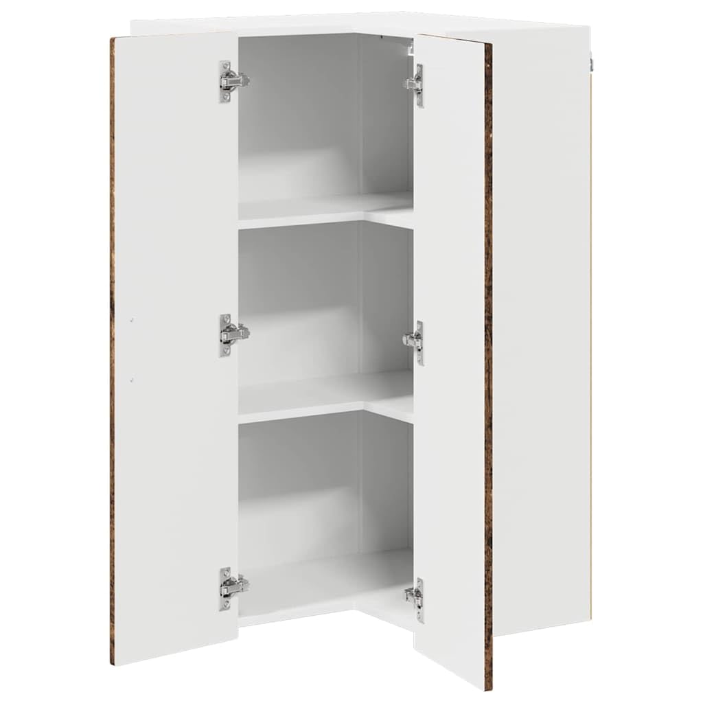 Armadio angolare da parete Porto, 57 x 57 x 100 cm, in legno