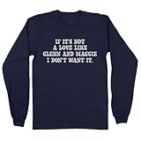 Love Like Glenn and Maggie Long Sleeve Shirt Unisex Small Navy
