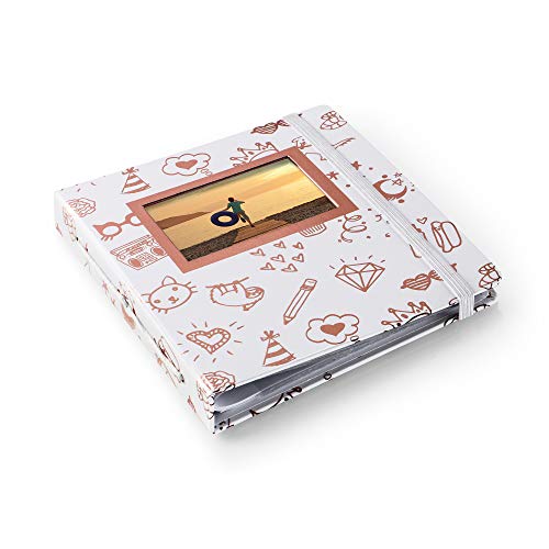 HP Sprocket álbum de Foto y Protector Oro, Blanco - Álbum de fotografía (Oro, Blanco, 126 mm, 18 mm, 11,6 cm, 196,8 mm, 5,08 mm)