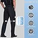 LETAOTAO Chef Pants Men Breathable Baggy Chef Cargo Pants with Mesh Panels & Elastic Waist Kitchen Work Pants(Black,2XL)