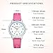 Imagen de KDM Reloj Niño Niña Reloj Tiempo de Aprender Impermeable Relojes de Pulsera Analógico Deportivos de Cuarzo Reloj Infantil Time Teacher
