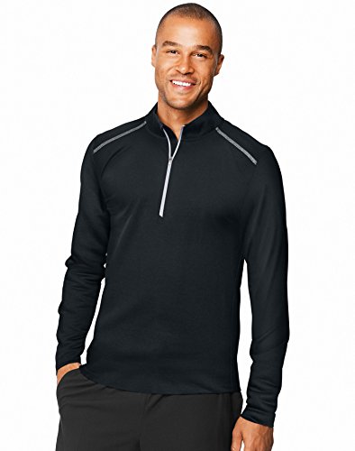 Hanes Sport Men's Performance Quarter-Zip Sweatshirt, Men's Pullover Sweatshirts, Men's Sweaters, Athletic Shirt