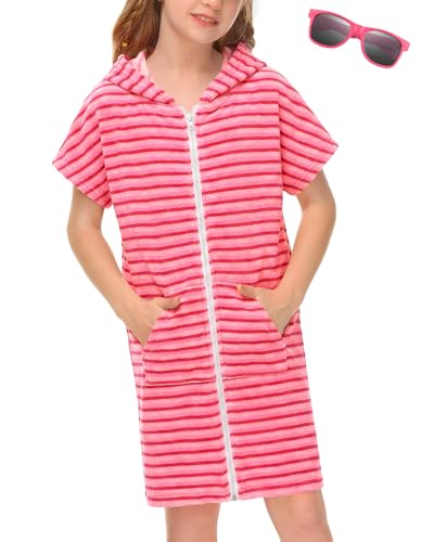 Image of BesserBay Boys Girls Swim Cover Up Terry Cloth Swimwear