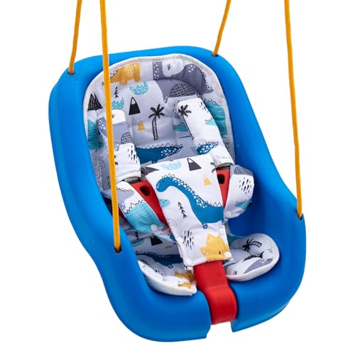 Image of Toddler Swing Cushion for Little Tikes, Outdoor Baby Swing Pad with Strap Covers Set, Infant Swing Cushion Insert with 3D Breathable Mesh (NOT Included Swing)