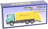  Kibri 15010 - MB SK Müllwagen für Container H0