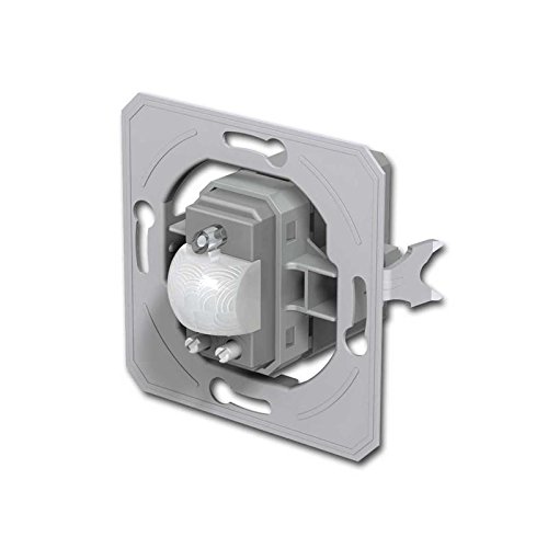 Gama de interruptores empotrados TEM Detector de movimiento Ekonomik negro brillante