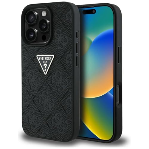 Coque iPhone 16 Pro Max Lacoste antidérapante MagSafe noir piqué CG Mobile