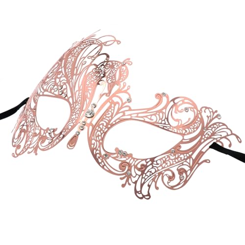 Image of Coddsmz Couples Venetian Masquerade Mask Set Luxury Style Princess Party Mask for Couples Women and Men Mardi Gras Masks