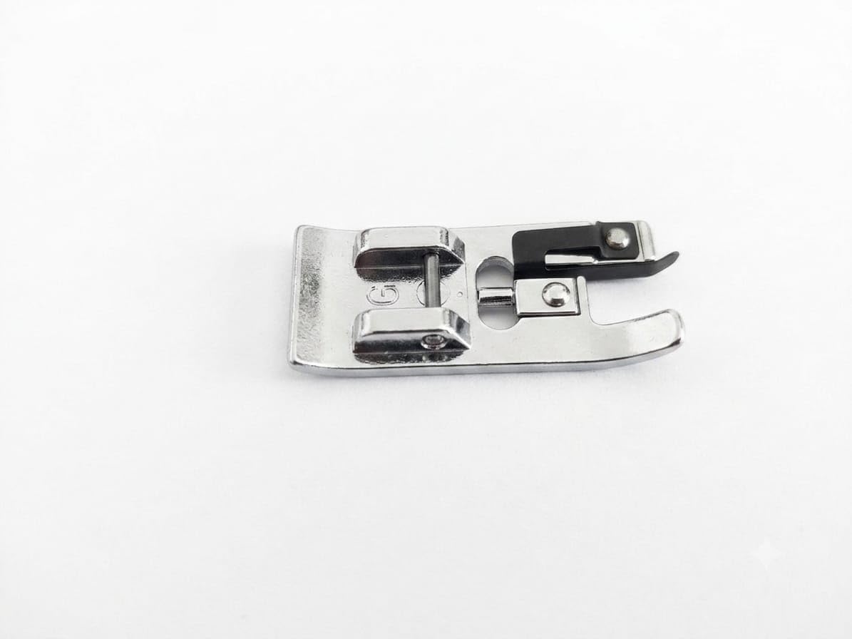 Original Overlock (Overcasting) Presser Foot of Usha for Automatic Sewing Machines | Universal Snap-On Foot | Compatible with Usha Janome, Singer, & Other Low Shank Models | Edge Finishing Foot-image-26