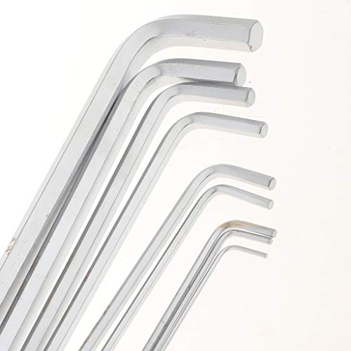 kowaku 9 PCS Conjunto de Chaves Allen Longas com Ponta Esférica Chaves Hexagonais Métricas T10-T50 1