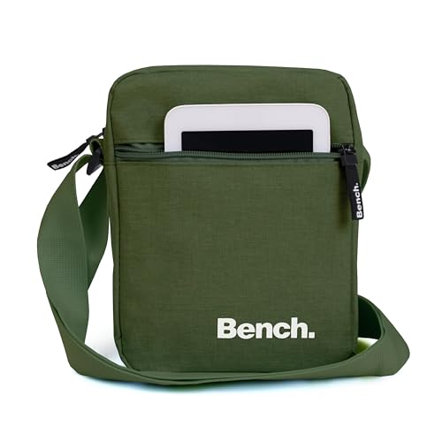 Bench Classic Damen und Herren Bag Umhängetasche Tasche Handtasche Schultertasche Crossbody-Tasche, khaki/schilf, 23 x 17 x 8 cm