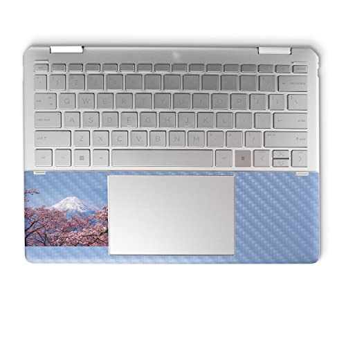Image of MightySkins Carbon Fiber Skin Compatible with HP Spectre x360 14 inch (2022) Full Wrap Kit - Fuji | Protective, Durable Textured Carbon Fiber Finish | Easy to Apply | Made in The USA