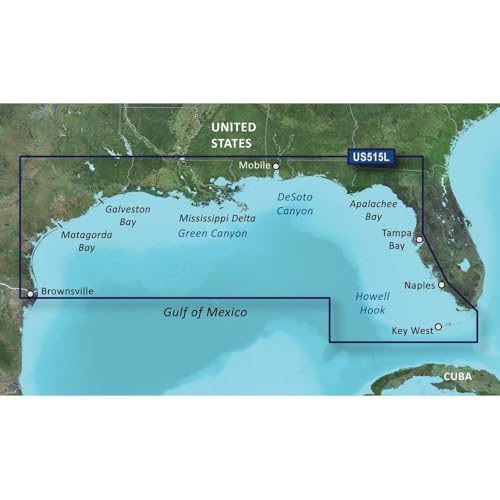 Garmin Charts 3930411 Garmin Bluechart® G2 Vision® Hd - Vus515l - Brownsville - Key Largo - Microsd&153;/sd&153;