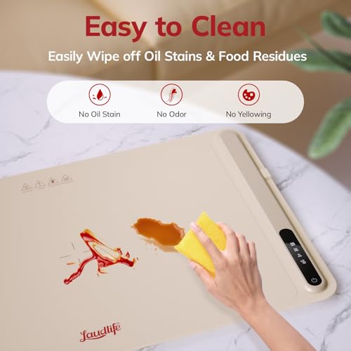 morpilot Elektrischer Speisenwärmer mit Einstellbarer Temperatur, Faltbare Kochplatte mit elegantem Design und schneller Erwärmung, Warmhaltetablett für Partys, Buffets, Familientreffen – Bild 6