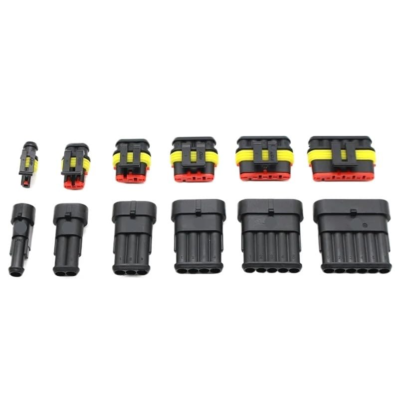 1004/708/622/352/254 connettori impermeabili a 1-6 pin, connettori rapidi per cavi elettrici marini per auto (254 pezzi)