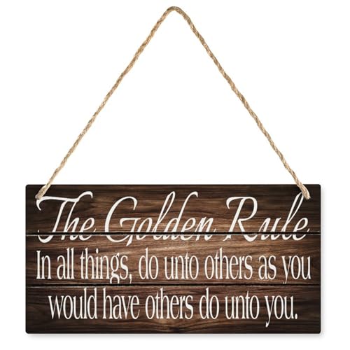 Wood Decor Sign In All Things, Do Unto Others As