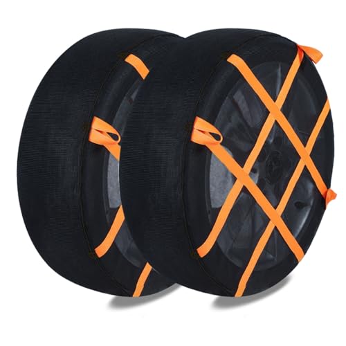 Snow Socks for Tires, Great Alternative to Snow Tire Chains,Portable