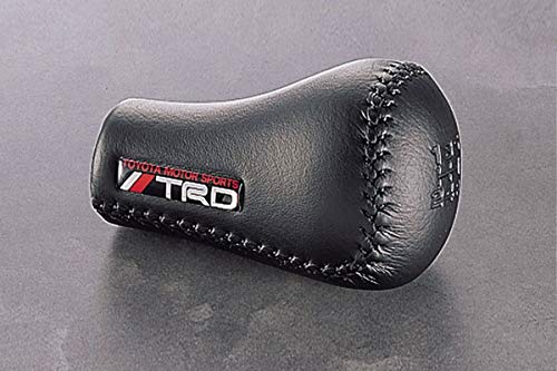 Amazon.co.jp: TRD シフトノブ(左右非対称) 本皮 ブラック マークII 