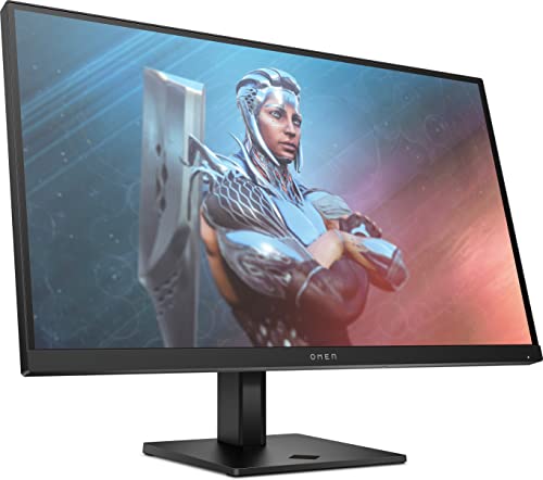 HP Omen 27 Gaming Monitor - 27 Zoll Bildschirm, FHD Display, 165Hz, AMD FreeSync Premium, 1 ms Reaktionszeit, 2X HDMI 2.0, Display Port 1.4, Audioausgang, schwarz